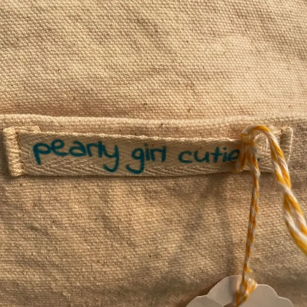 Pearly Girl Cutie Handmade Pillow/Cover - NWT